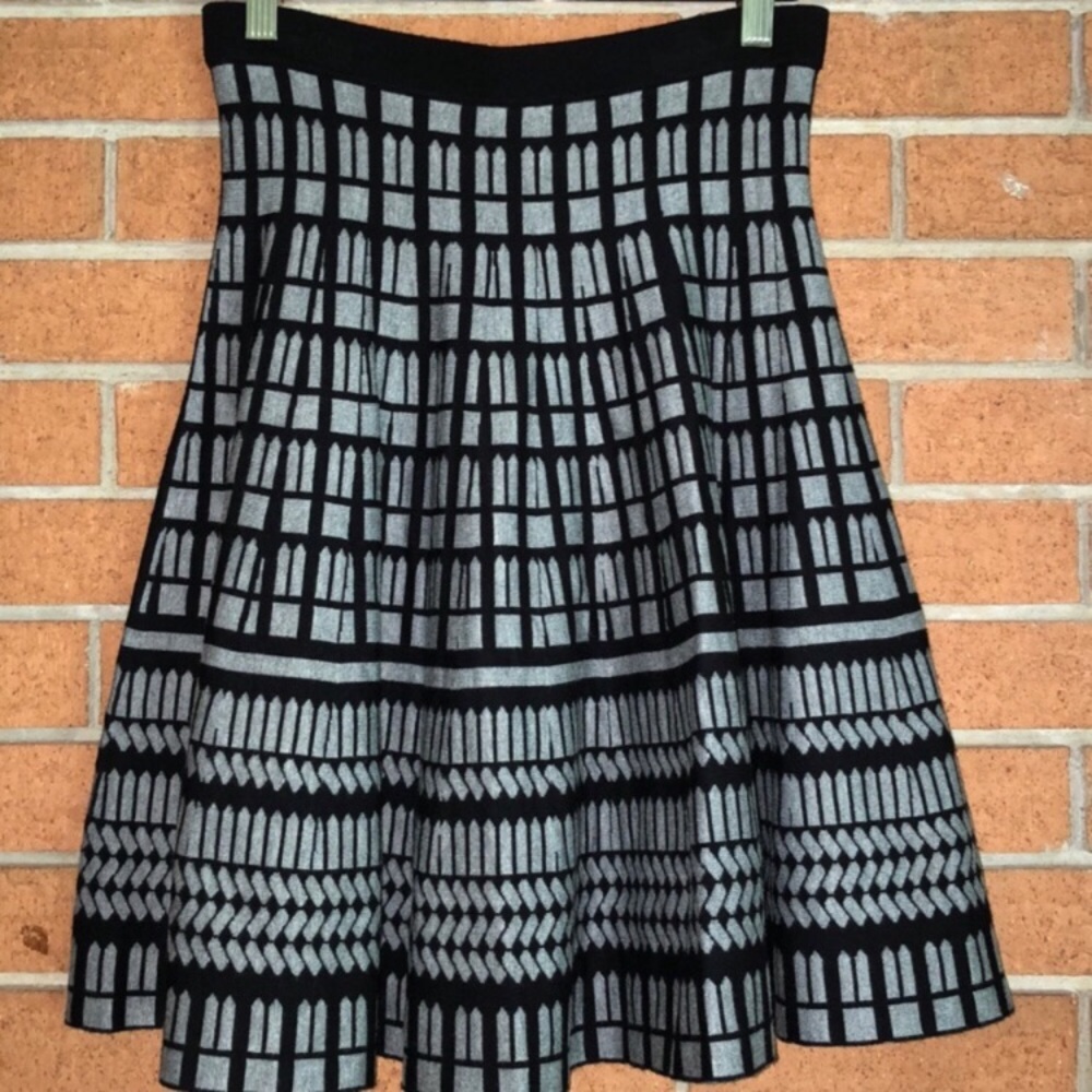 🗝CARMEN MARC VALVO🗝JACQUARD KNIT CHARLOTTE SKIRT